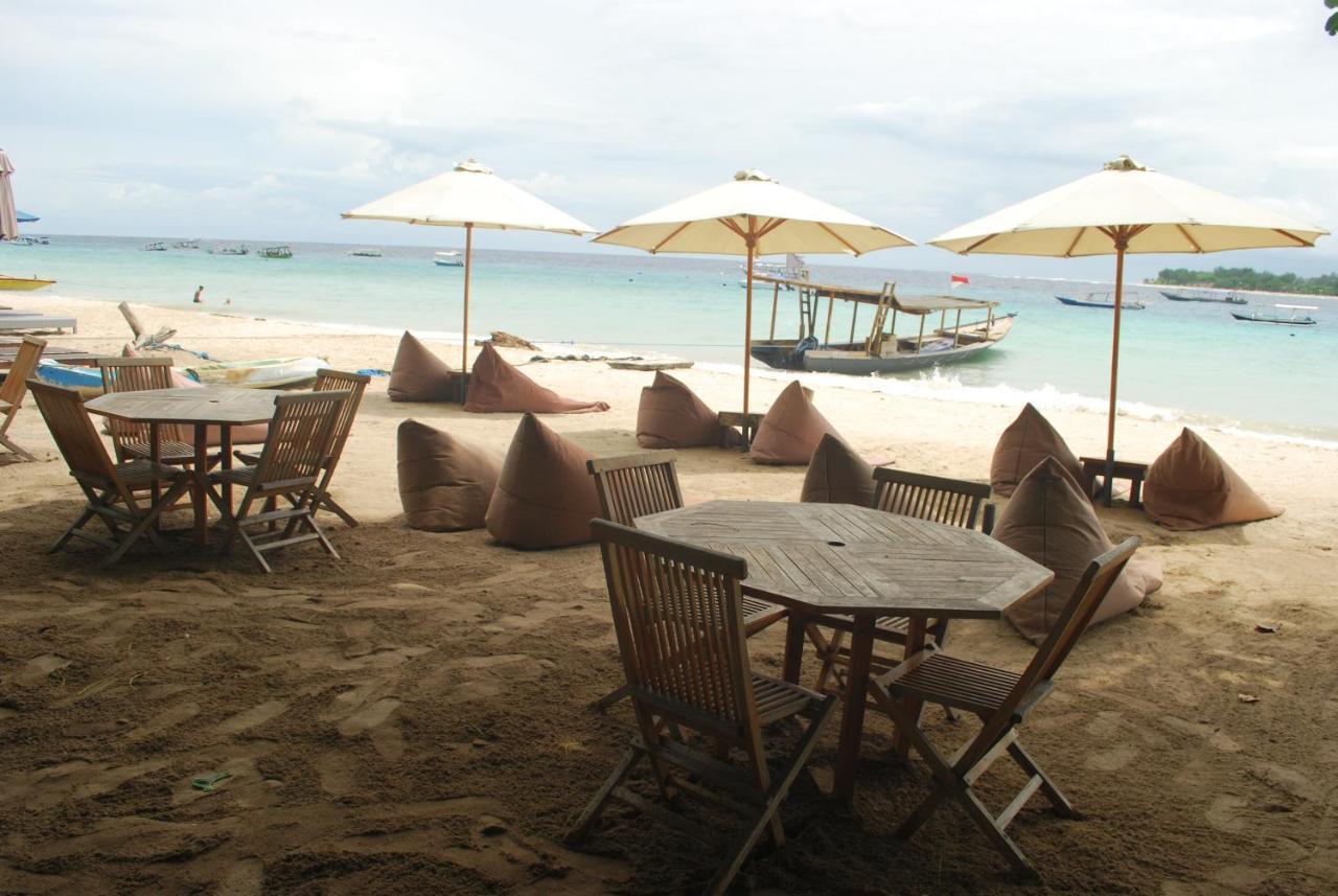 Gili Smile Bungalow Гили Траванган Экстерьер фото