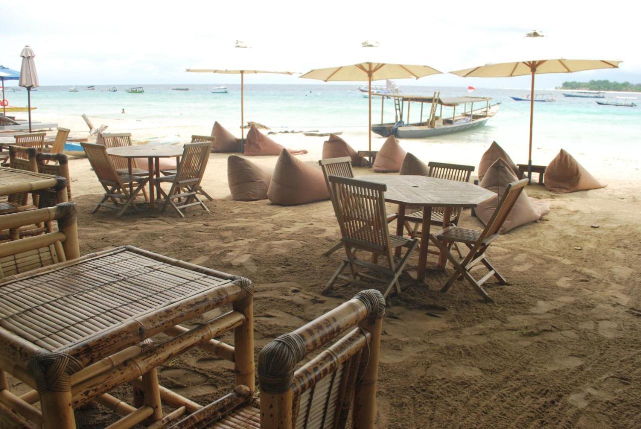 Gili Smile Bungalow Гили Траванган Экстерьер фото