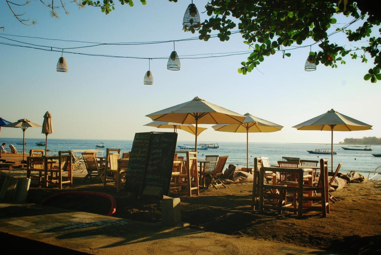 Gili Smile Bungalow Гили Траванган Экстерьер фото